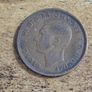 Great Britain UK 1943 Half Penny George VI Coin - free standard postage Image 2