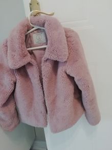 Girls fur coat