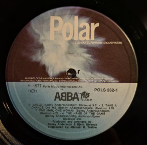 LP ABBA The Album, Polar International, 1977 - Norway press.