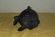 Vintage hand carved wooden Turtle trinket box