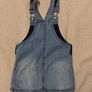 NEXT Blue Denim Dungaree Dress Image 4