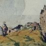 Original Watercolour of Dunure Castle by Robert Houston RSW (Framed) Image 4