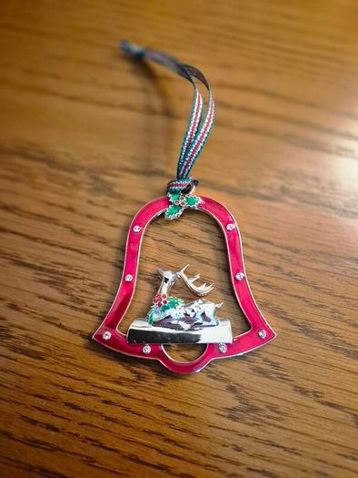 Newbridge Silverware Resting Reindeer Christmas Tree Decoration