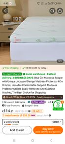 Thick mattress topper