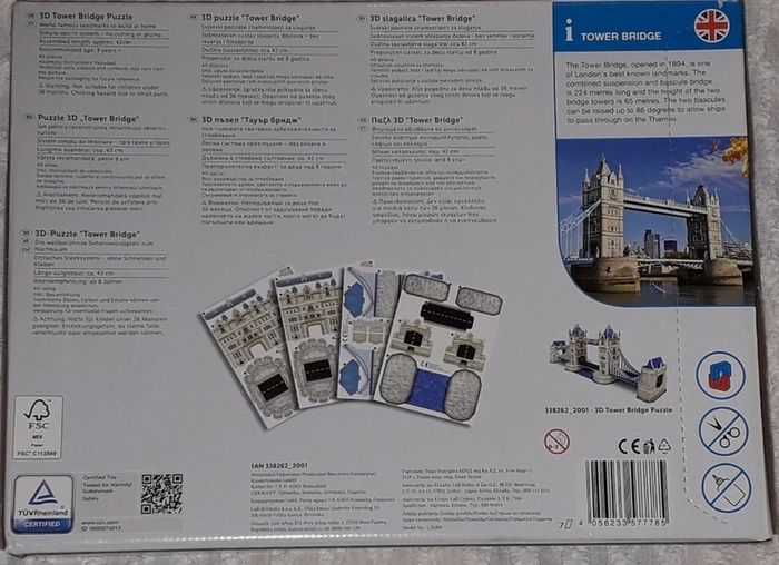 Play Tive London 3D puzzle Tower Bridge