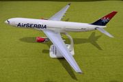 Air Serbia 1:200 scale model airplane, Airbus A330 aircraft, made by Daron, NEW
