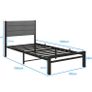 Single Bed Frame with Storage, 3ft Upholstered Bed Frame Image 2