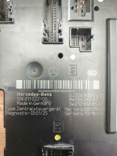 Mercedes c200 cdi rear Sam box
