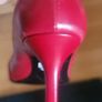 Free Wallis Size 37 EU 4.5 UK Red Leather & Suede Ladies Shoes Image 3