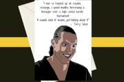 Cobra Kai Self Aware Terry Silver Cocaine Karate Kid Birthday A5 Card