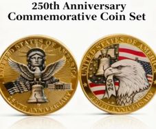 USA 250th Anniversary Commemorative Challenge Coin, new.
