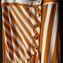 TOPSHOP striped yellow ochre maxi dress Size M/10 Image 3