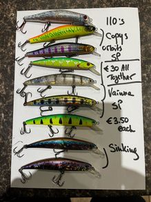 Fishing lures selection