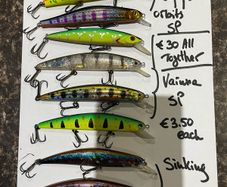 Fishing lures selection
