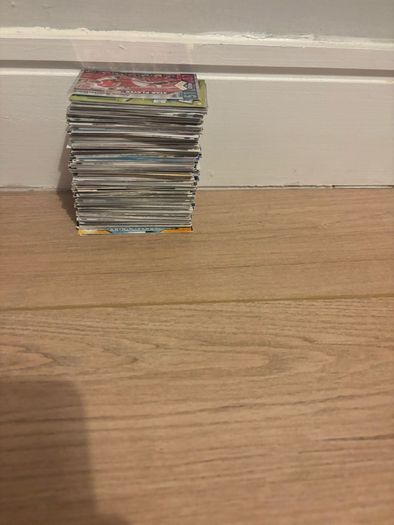 Mixed variety football cards