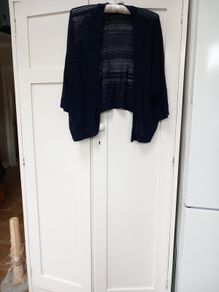 Navy M&S (S20) Loose Fitting Cardigan