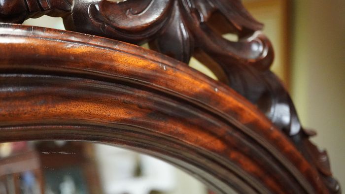 Mahogany Cheval Mirror