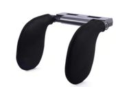 Car Headrest Pillow support(Cloth Black)