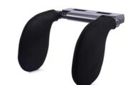 Car Headrest Pillow support(Cloth Black)
