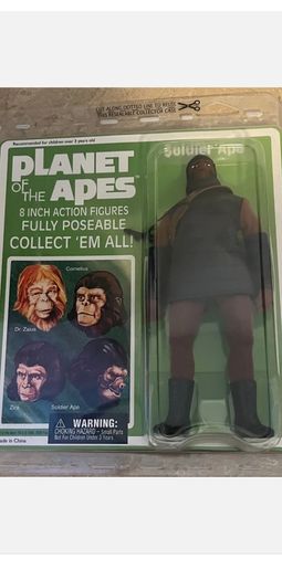Diamond Select Toys Planet of the Apes Dr. Zaius 8" Action Figure   Plant Of The Apes Zira 8 inch Action Figure Diamond Select   Planet of the Apes Soldier Ape 8 Inch Action Figure Diamond Select   Diamond Select Planet Of The Apes Cornelius Mego Retro Ac