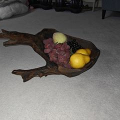 Hand carved Fruit Bowl