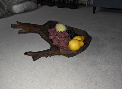 Hand carved Fruit Bowl