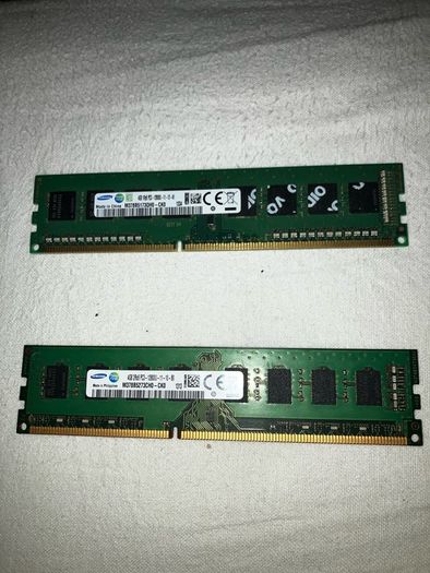 Samsung 2x4 Ddr3 1600mhz Ram