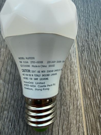 Nanoleaf Matter Wi-Fi E27 Smart Bulb x2