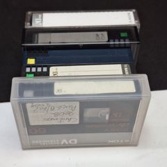 Mixed Lot of 5 Vintage MiniDV Camcorder Video Tapes - Sony, TDK, Maxell, BASF