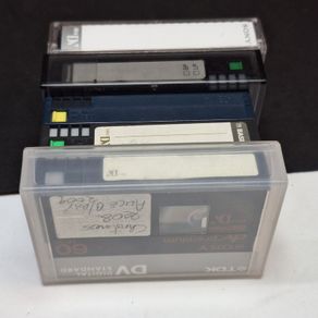 Mixed Lot of 5 Vintage MiniDV Camcorder Video Tapes - Sony, TDK, Maxell, BASF
