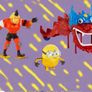BRAND NEW Minions The Rise of Gru - Dragon Disguise Action Figure Story Pack Image 9