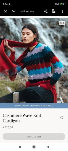 100% cashmere cardigan by the Scottish brand Brora