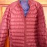 Spital Fields Gents Quilted Puffer Bomber  90% Down Puffer & 10% Feather Zipped Jacket coat. Medium. Colour Wine/burgundy/oxblood. Immaculate. Spitalfields Image 4