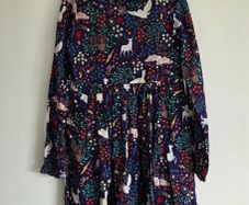 11-12years, Mini Boden Purple Harry Potter Forbidden Forest Dress