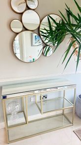 Hall table and mirror