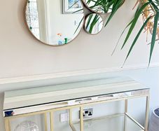 Hall table and mirror
