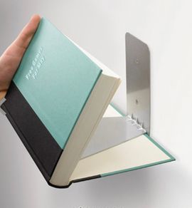 Invisible floating book shelf