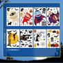 Window Stickers,moinkerin 65 Pieces Halloween Window Clings 8 Sheets Bat Spider Witch Window Decals Halloween Window Decorations for Halloween Party Decorations Image 2