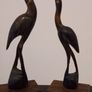 Minature Horn Crane /Heron /Stork Bird Set of 2 Image 3