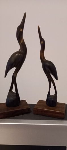 Minature Horn Crane /Heron /Stork Bird Set of 2