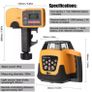 Rotary laser level 360 new kit red laser receiver Image 4