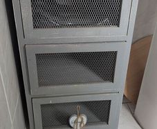 Rustic Storage Cabinet with 3 Drawers