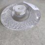 Orrefors Sweden Crystal Floating Votive Candle Holder Image 5
