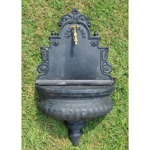 Wall Mounted Tap Cast Iron Black CH-R-020