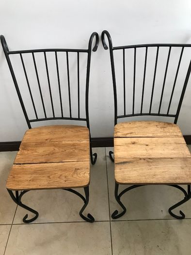 Two Metal Chairs