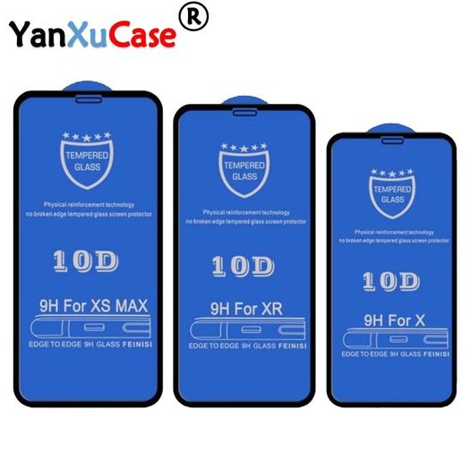 10D Tempered Glass For iPhone 12 12 Pro Full Coverage Cover Curved Screen Protector for iphone 12 and iphone 12 pro