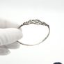 Vintage 925 Sterling Silver Kit Heath Designer Celtic Knot Bangle Image 7