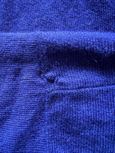 Vintage 100% cashmere Ballantyne of Scotland Cardigan blue purple
