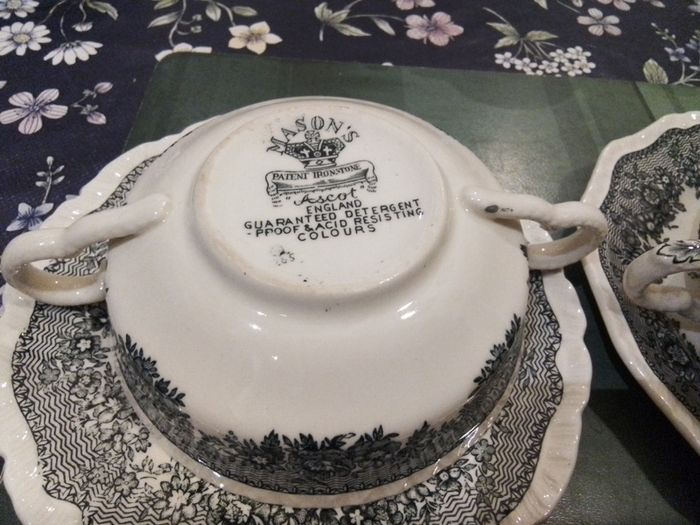 Two Mason's Ascot Soup Coup & Saucer