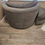 DFS Swivel chair with footstool Image 2